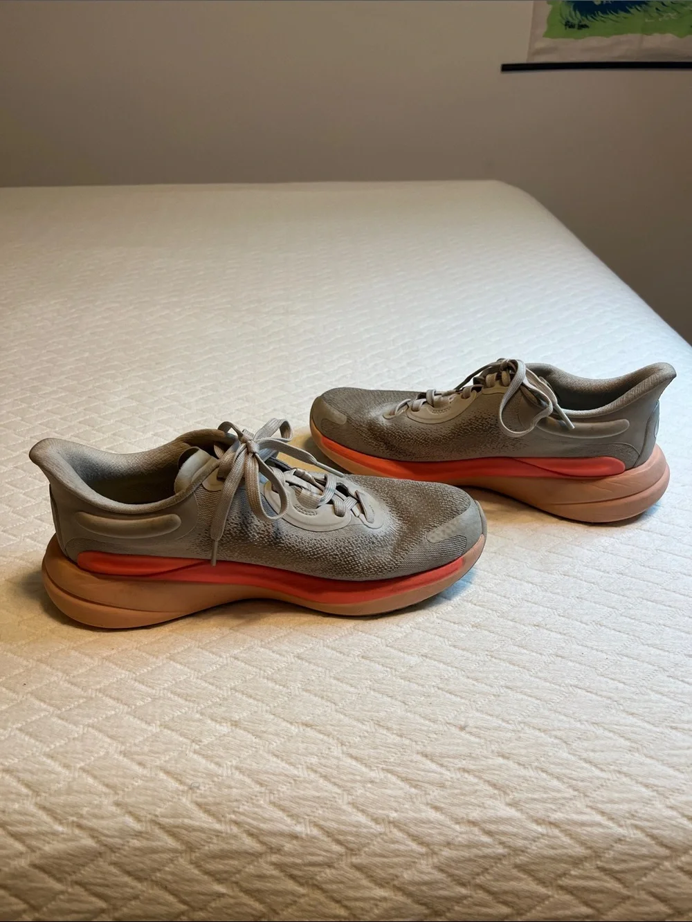 Lululemon Chargefeel Workout Low 2, light grey/coral pink, W8
